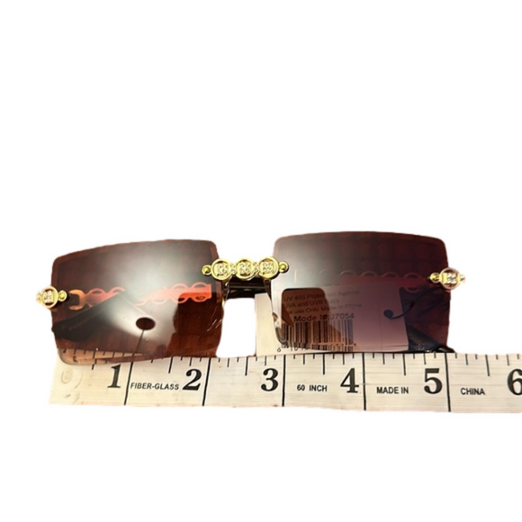 Eyewear Brown Sunglasses. NEW - Picture 3 of 6